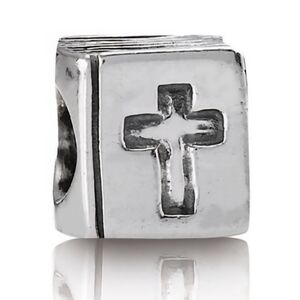Pandora Retired 925 Sterling Silver Bible Charm